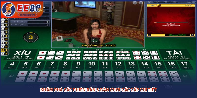 Khám phá các phiên bản & bàn chơi các cấp chi tiết