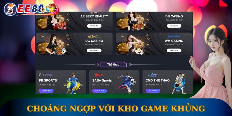 Choáng ngợp với kho game khủng